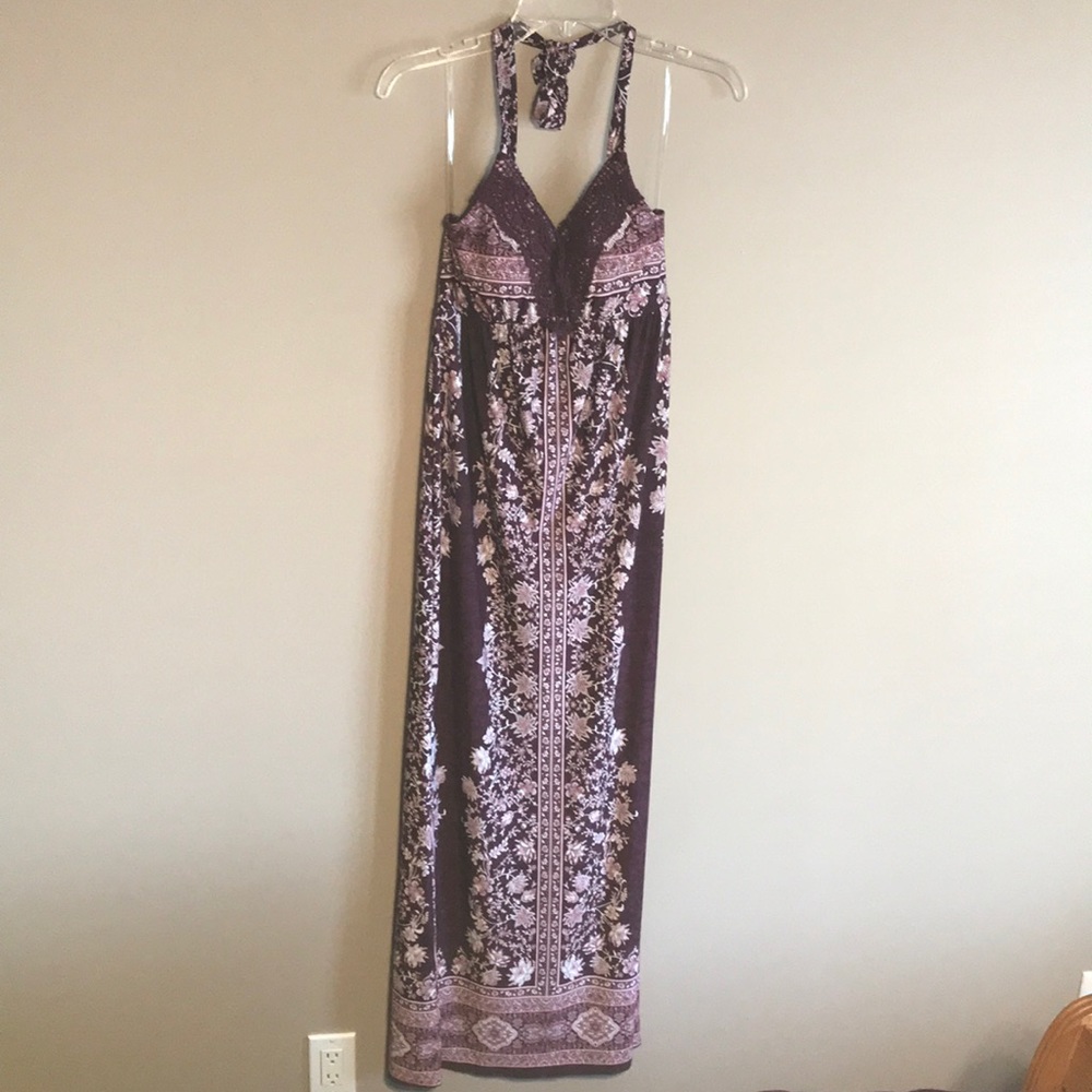 Purple Vanity maxi dress - small